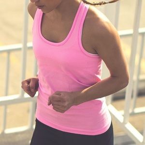 Lululemon Run Swiftly Tech Pink Racerback Tank, 6